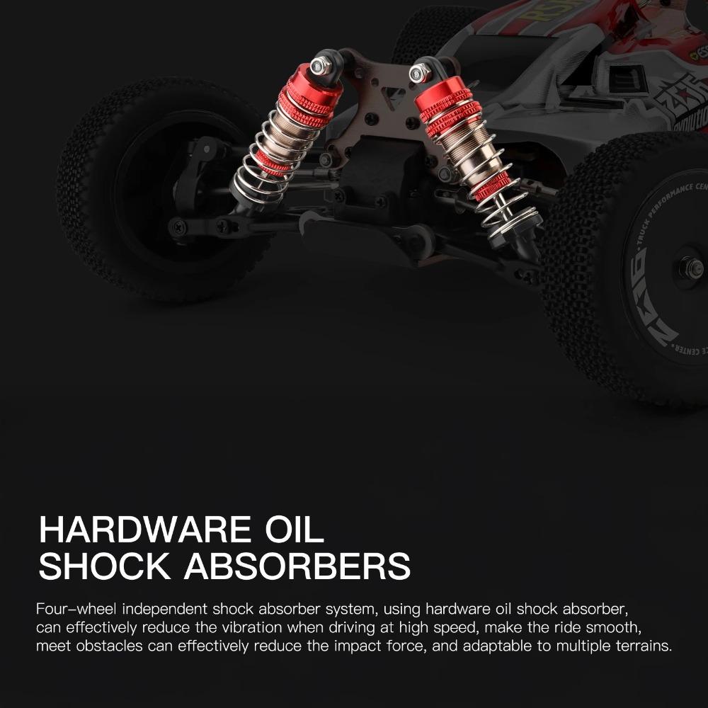 WLtoys 144001 Racing RC Car, 1:14 Scale High Speed Remote Control Car, 60Km/h, Suitable for Outdoors and Gift