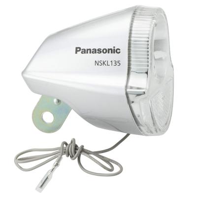 Panasonic LED Hub Dynamo Light with Foot 65mm W X 76mm D X 69mm H NSKL135-S Light, Silver,