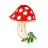 Fashion Cartoon Alloy Mushroom Brooch Chic Unique Women Broochpin