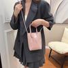 2024 Trendy Solid Color Women's One-Shoulder Crossbody Bag: New Style, Simple and Popular for Commuters