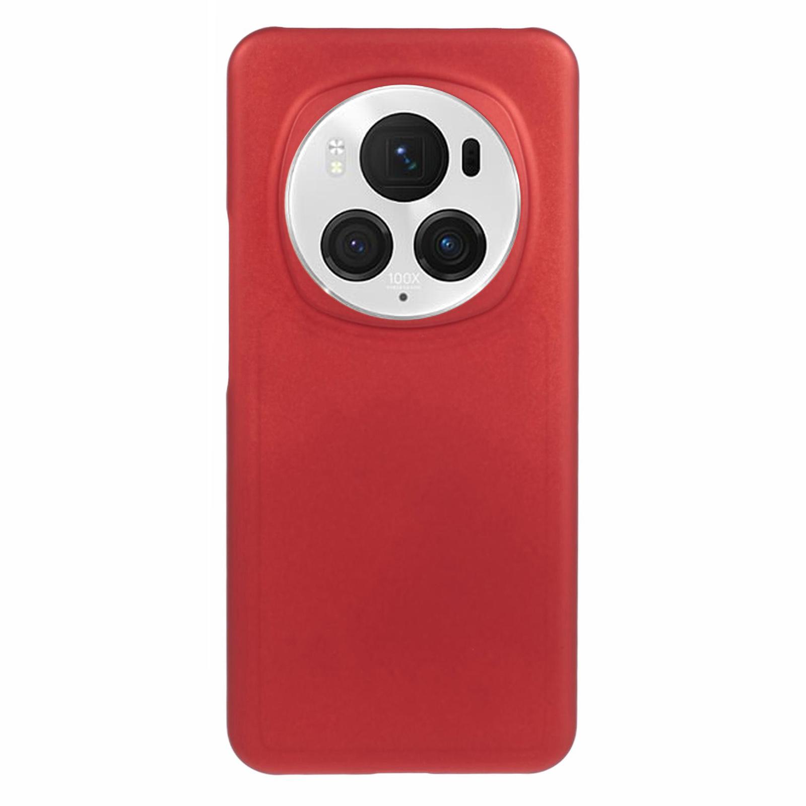 

For Honor Magic6 Pro 5G Case Skin-touch Hard PC Protective Cover Red