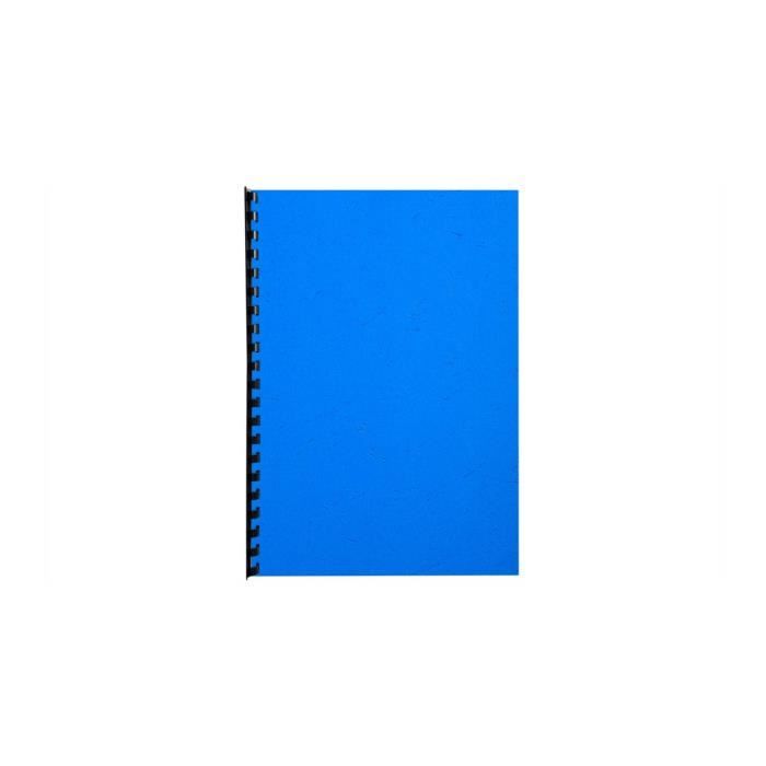 Papier couverture - exacompta - evercover - bleu - a4 210x297 mm - 270 g/m² - 100 feuilles