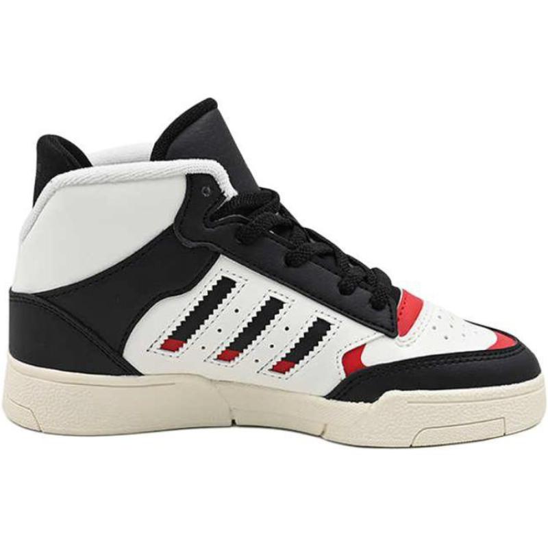 Adidas Originals DROP STEP XL 2.0 Anti-Slip Wear-Resistant Low-Top Kids' Skateboarding Shoes White Black Red Kids' Sneakers JP5167