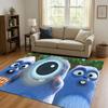 3D Kawaii Grizzy and The Lemmings Cartoon Living Room Non-Slip Area Rug Carpet for Bedroom Playroom Sofa,Home Doormat Gift Kid