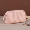 Wide-open Women Cosmetic Bag Handheld Toiletry Storage Bag Ins Makeup Organizer  Travel