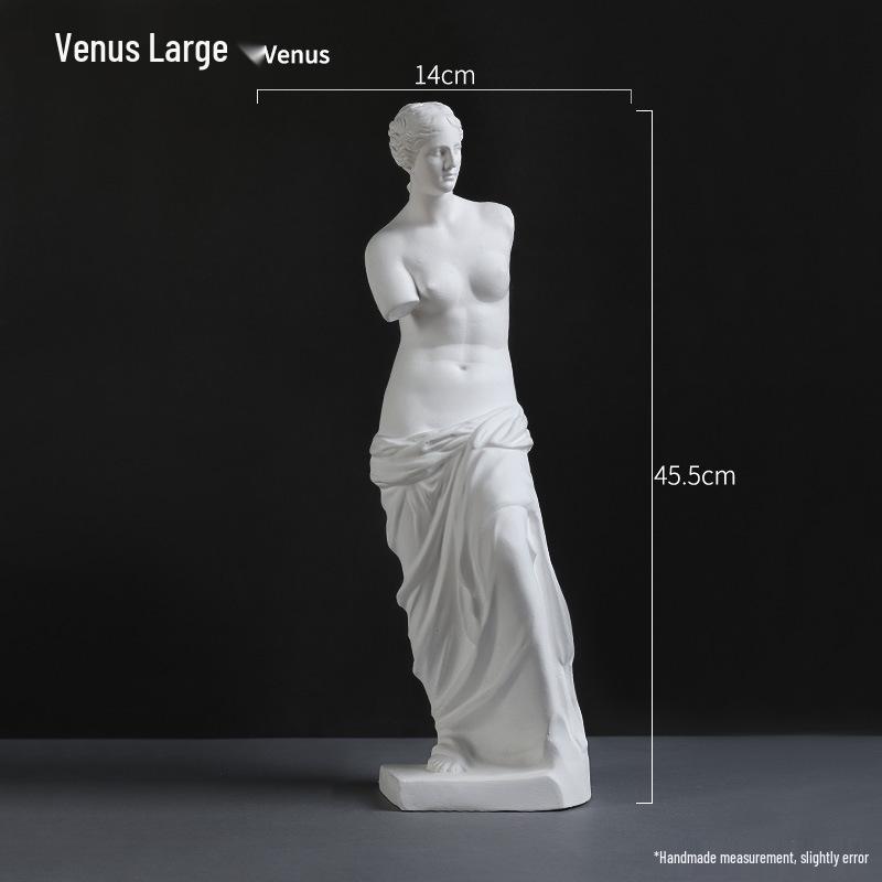 David Head Bust: Plaster Sculpture for Art Students & Teaching Aids