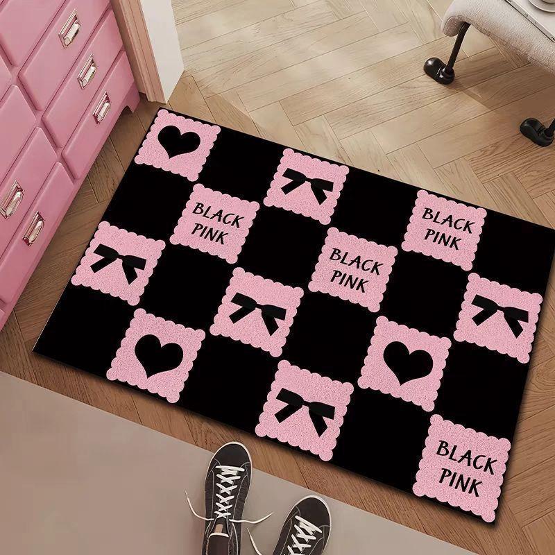 

Черный коврик-бабочка, декоративный ковер, впитывающий и противоскользящий коврик для входной двери 40 * 60cm