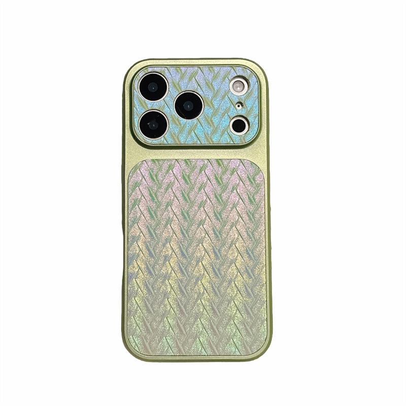 Gradient Diamond Grid Drop-Proof Case for iPhone 16 Pro Max and Apple I15 PRO.