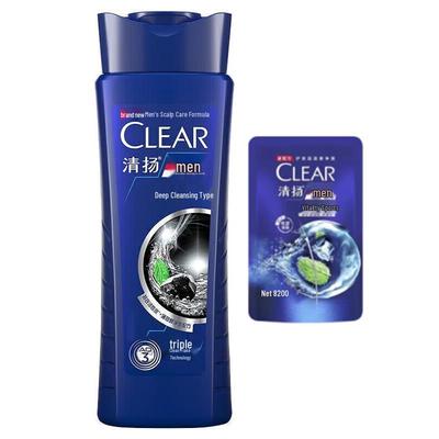 Clear Men Anti-Dandruff Deep Clean Shampoo Duo Pack