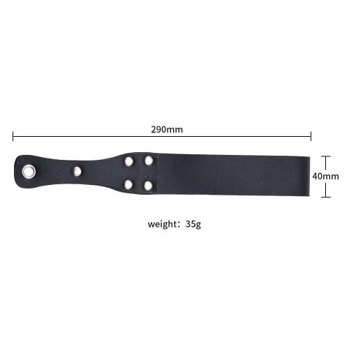 Faux Leather Paddle, PU Leather, Erotic Love Hand Beat, Leather Paddle, Spanking Paddle, Adult Toy, Hand Shot, Stage Prop [Black]