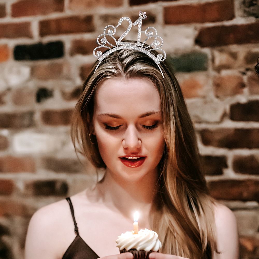 Decor Crystal Crown Tiara Birthday Party Decoration Diadem Hair Jewelry Birthday Crown Headband
