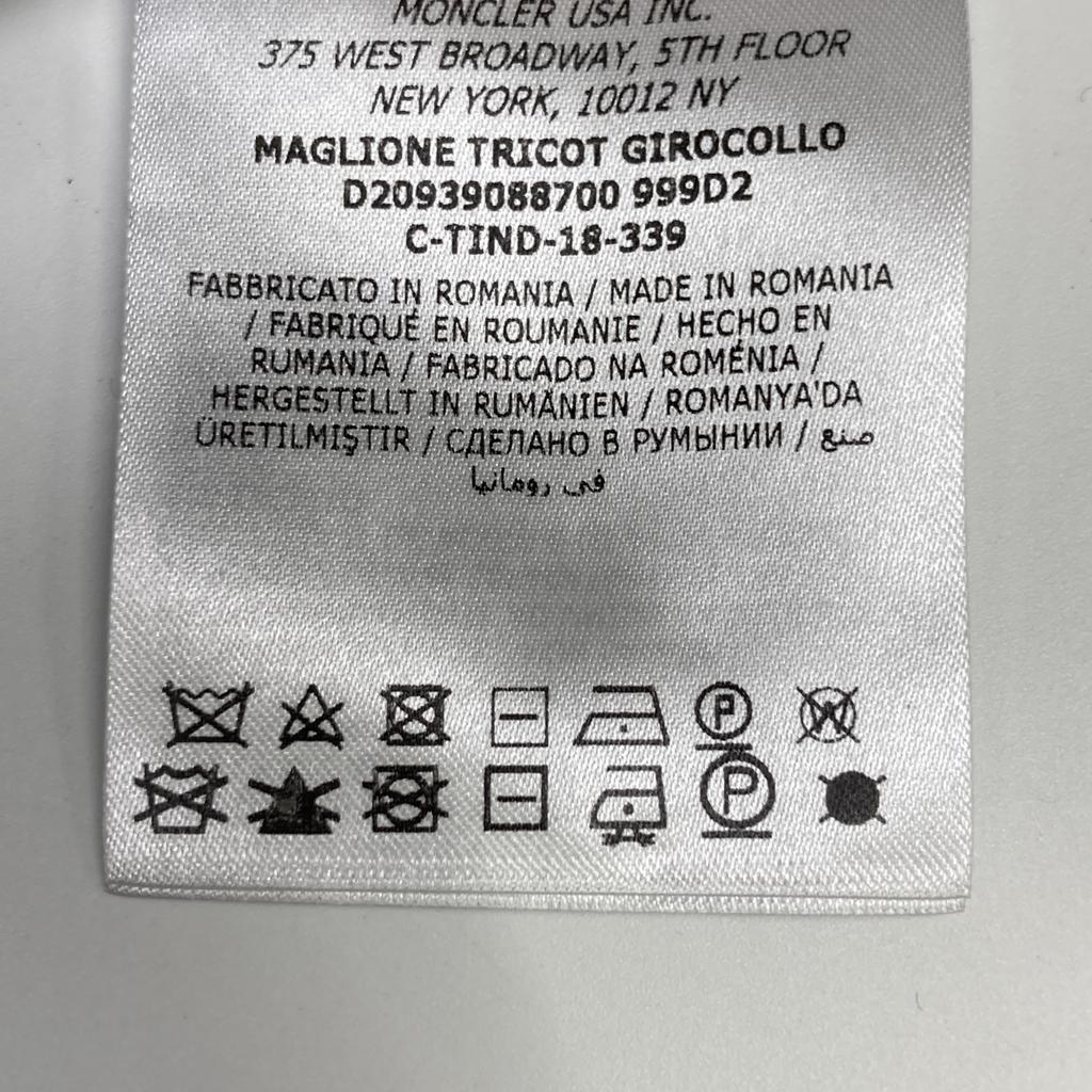 Moncler Black 100% Cashmere Knit Sweater Tops XS blackUsed