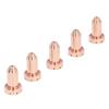 5PCS 9‑8233 Nozzle Tips Brass Cutting Torch Tip Replacement Plasma Cutter Consumables for SL60 SL100