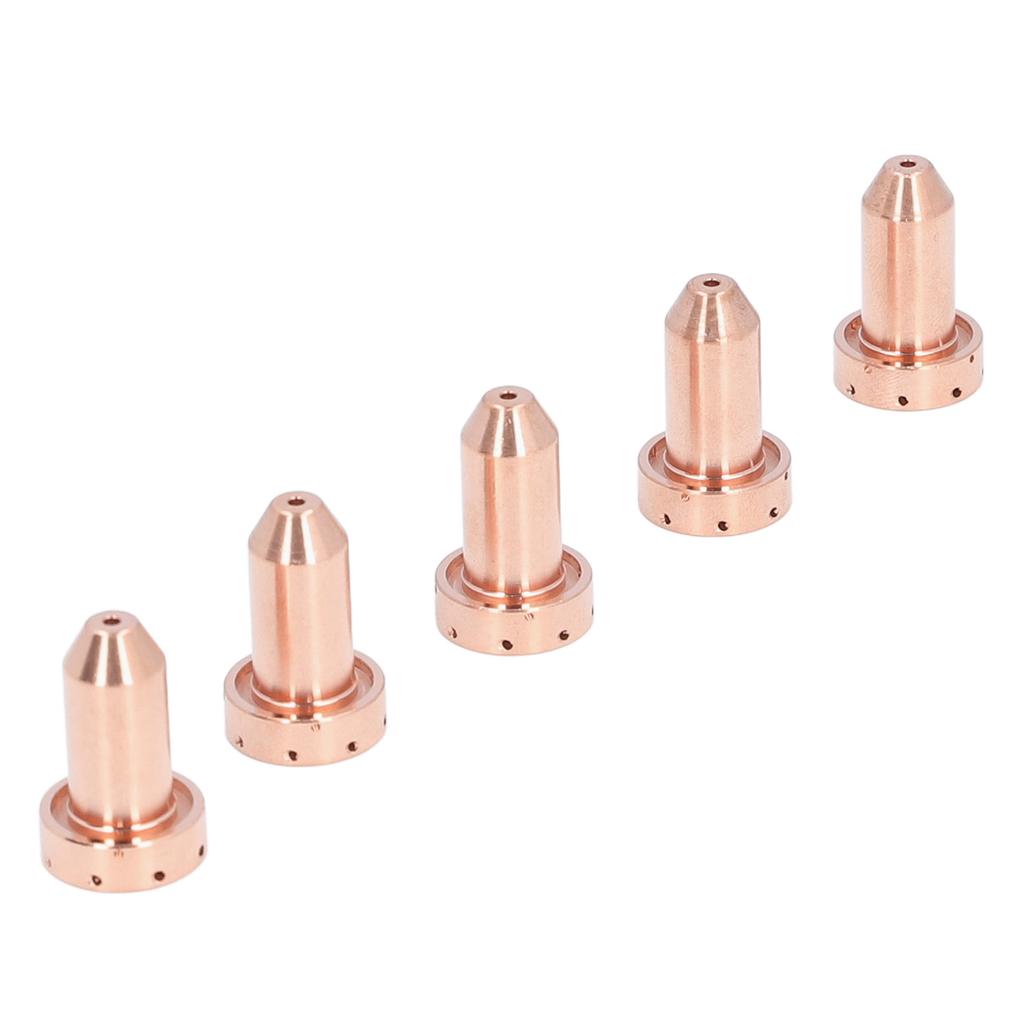 5PCS 9‑8233 Nozzle Tips Brass Cutting Torch Tip Replacement Plasma Cutter Consumables for SL60 SL100