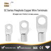 Purple Copper Peep Hole Terminal Lug Connector