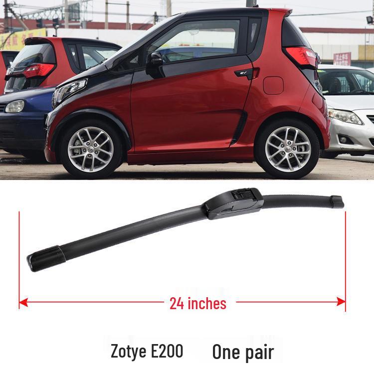 Zotye E200 Front Boneless Wiper Blade Rubber Strip (Original, 2018)