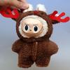 Keychain Labubu Doll Christmas Hat & Sweater Set for First/Second Generation