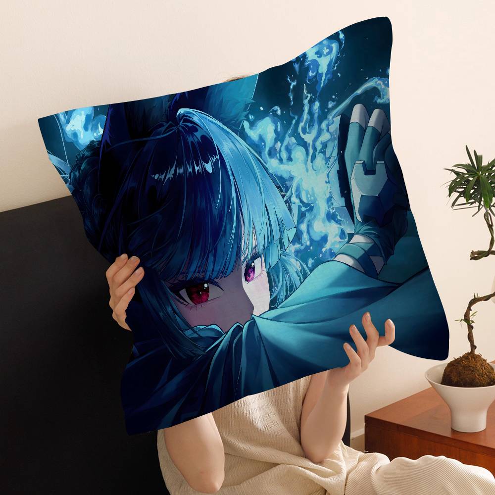 

Zenless Zone Zero Hoshimi Miyabi Stitch Lucky Dragon pillow cover sofa cushion cover home room decoration children gift 30cmx30cm