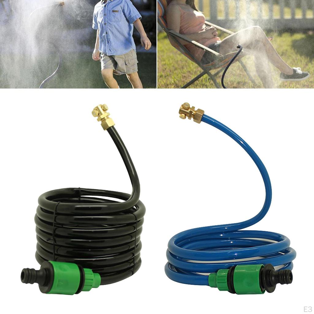 PU Tube Outdoor Watering Irrigation Hose for Garden Swimming Pool Low Pressure Mist Spray L/min