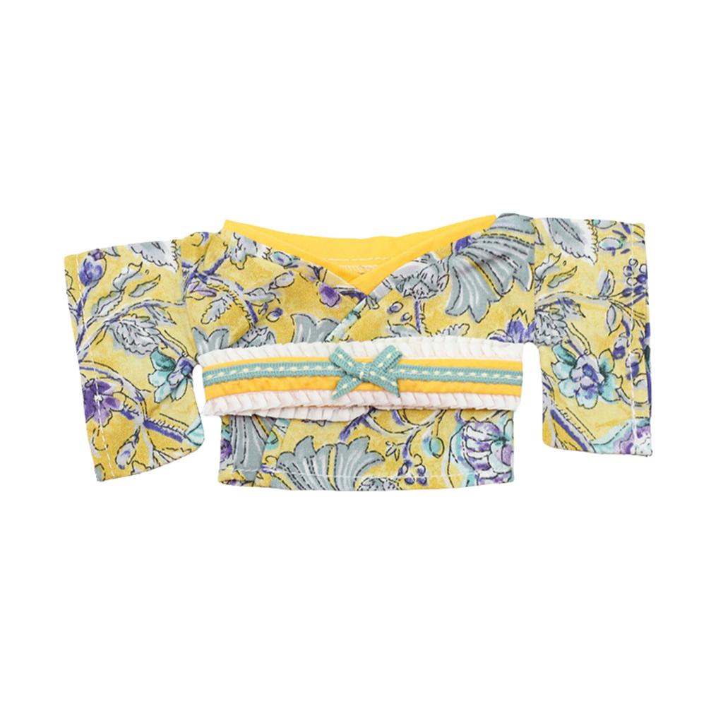 AXLUCE Plush Doll Clothes 20cm Kimono Style (Yellow)