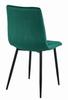 LIBRA Chair - Dark Green Velvet / Black Legs X 2