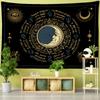 Crow Pattern Tarot Card Tapestry Wall Hanging Tapiz Hippie Witchcraft Mystery Constellation Art Dormitory Home Decor