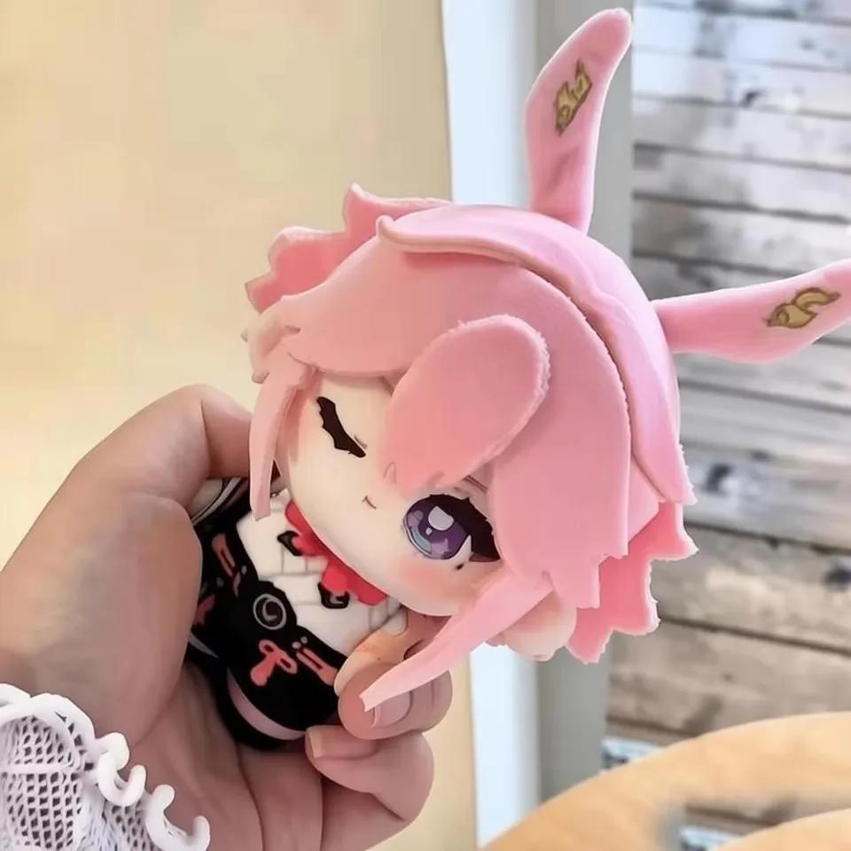 12cm Anime Evanescia Hanger Pluche Pop Spel Honkai Star Rail Evanescia Knuffel Knuffelpop Rugzak Pop Verzamelen Kerstcadeau pink