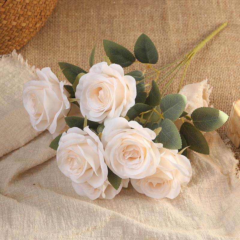 Rose Silk Flowers Party Decoration For Weddings And Celebrations