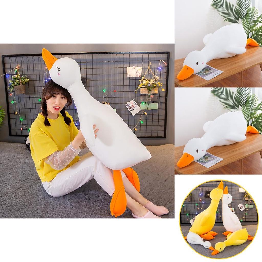 Super Soft Plush Duck Goose Stuffed Toy For Kids 25.6-63in Ideal Gift For Birthday Or Christmas