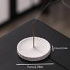 Creative Incense Stick Holder, Petal Plaster Incense Holder Ornament,Zen Sandalwood Incense Holder, Household Incense Stick Base