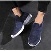 Light Men's Running Sports Shoes Knitted Breathable Mesh Walking Shoes Daily Flats Slip-on Casual Shoes