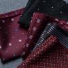 Men's British Pattern Pocket Square - Suit Wedding Banquet Accessory, Polyester Cotton Handkerchief.