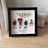 Superhero Photo Frame Wall Artwork Retro Cartoon Character Family Decoration