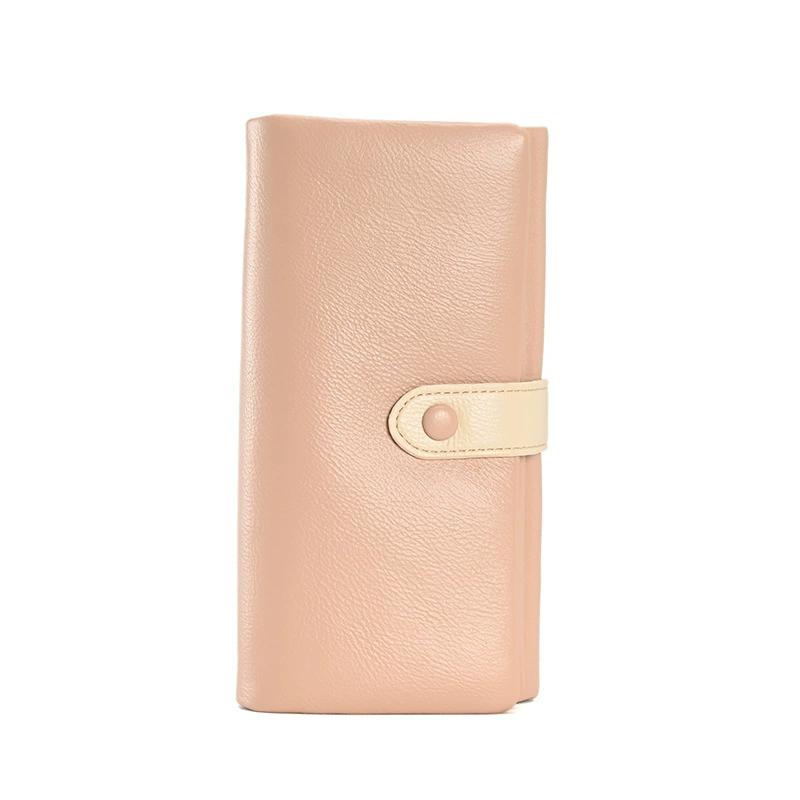 Soft Leather Women Wallet Clutch High Quality Triple Fold Money Large Capacity Female Purse Card Holder