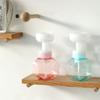 300ml Διανομέας υγρού σαπουνιού Flower Shape Foam Foaming Pump Empty Bottle Πλαστικό διαφανές μπουκάλι αφρόλουτρο αφρός μπουκάλι αντλίας