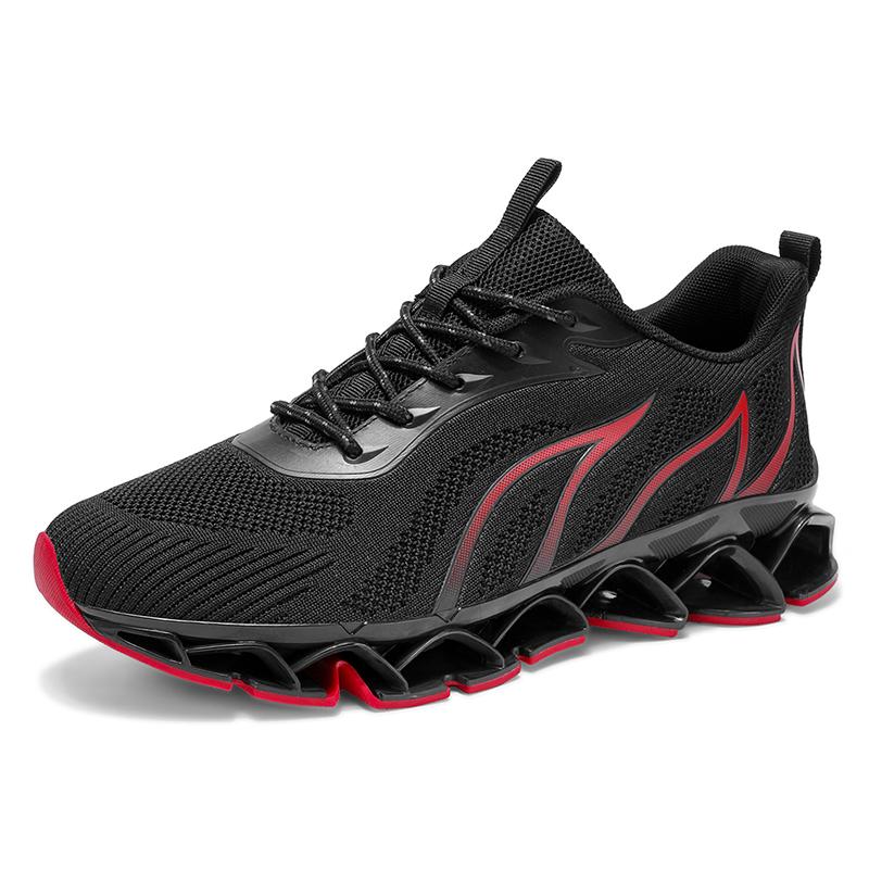 

Men s casual absorb shock snaekers Four seasons Mesh breathable soft-sole racing running shoes Students light speed sports shoes 39