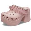 Crocs Zuecos Casuales Cómodos Calzado Mujer Rosa Mineral 210689-6TY