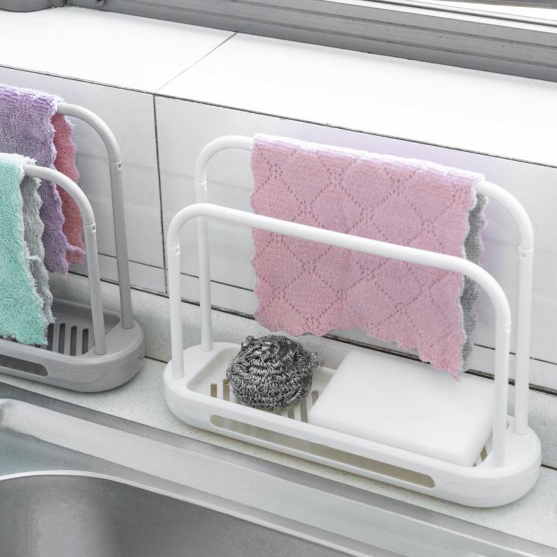 

Подставка для хранения губок для кухонной мойки для очистки столешницы и слива воды