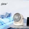 Quiet Office Fan Desktop Air Circulation Fan, 5 Speed Portable USB Desk with 1800mAh Battery Compact & Digital Display, Personal Cooling for