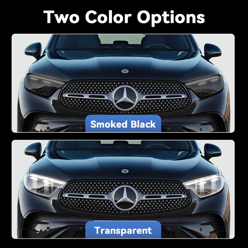 For Mercedes Benz GLC X254 2024 2025 2026 TPU Headlight Anti-Scratch Transparent Modification Color Changing Protective Film