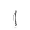 Retro European Royal Court Stainless Steel Cutlery Set: Steak Knife, Fork, and Embossed Spoon with Mirror Finish
