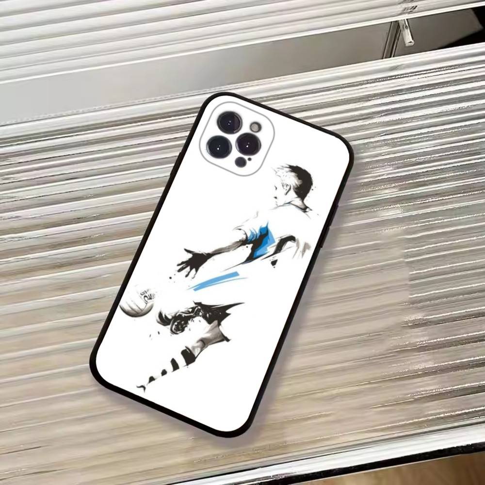Abstract figure Soccer Support Phone Case For iPhone 17, 16,15,14,13,12,11 Plus,Pro Max, Others Soft Black Cover