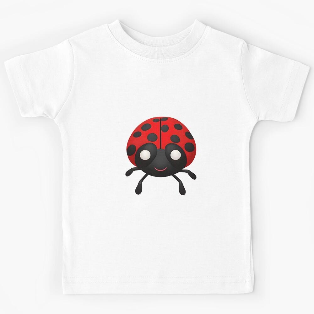 Bashful Ladybug Kids T-Shirt 140