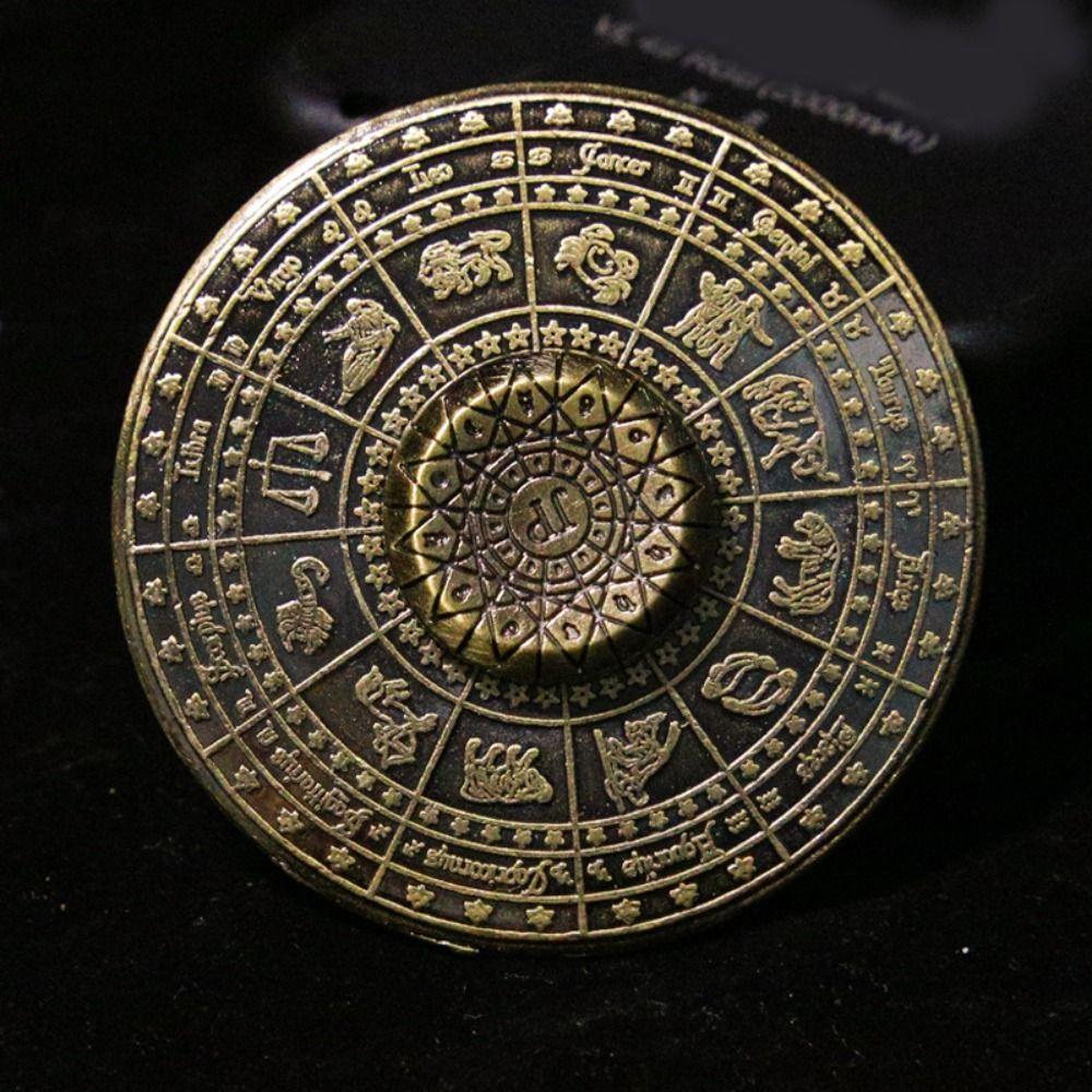 Rotating Astrolabe Fidget Spinner Destiny Compass Metal Finger Toy Office