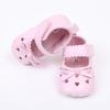 Newborn Infant Baby Girls Crib Shoes Soft Sole Anti-slip  Bowknot Shoes