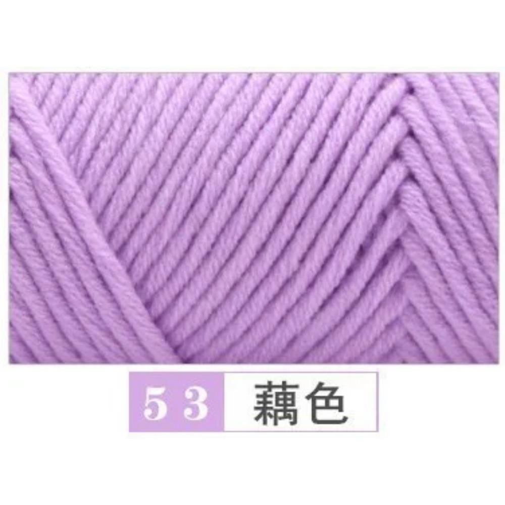 100g Pure Colour Lover Yarn Soft Milk Cotton Yarn Woolen Yarn 8 Ply Thread for Knitting Scarf Wool Handmade DIY Scarves Gift