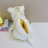 Cute Girl Backpack Soft Westie Dog  Stuffed Animal Purse for Kid Lover Christmas Birthday Gift