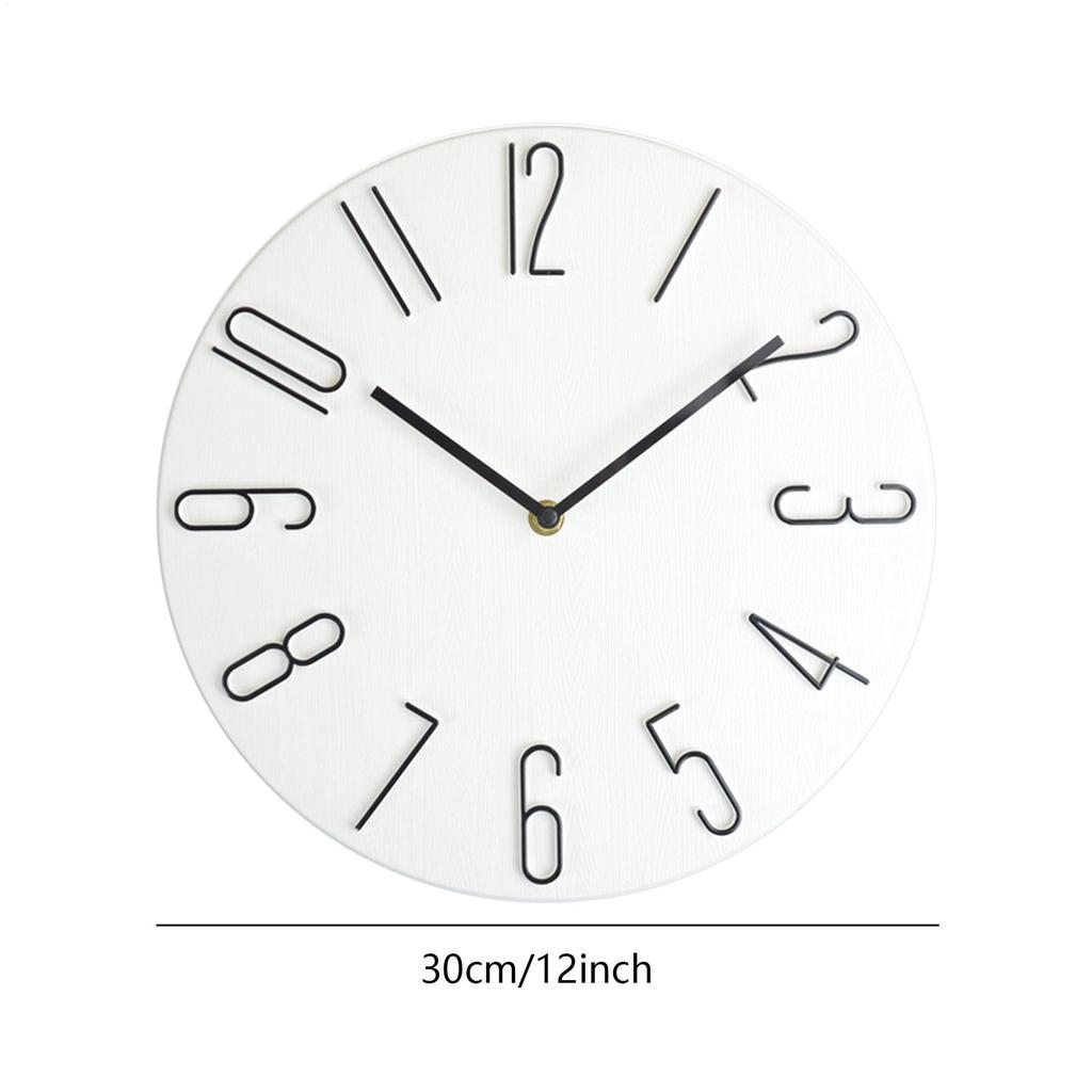 Wall Clock Silent Non Ticking Wall Clocks Battery Operated Digital Clock Simple Minimalist Hanging Wall Clock Home Decorations