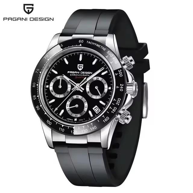 PAGANI DESIGN New 40MM Classics Fashion Series Men Quartz Wristwatches Sapphire Glass Chronograph Clock Watch For Men