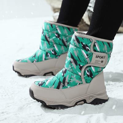 Boys' Cotton Shoes, Snow Boots with Insulation and Thick Padding, Anti-slip Children's Cotton Boots